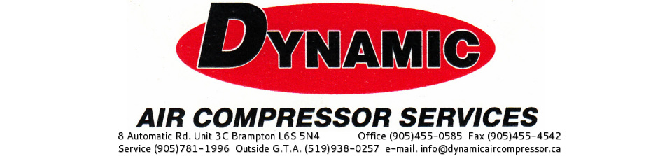 Dynamic Air Compressor Repair Services Toronto Here To Keep You Under Pressure Home